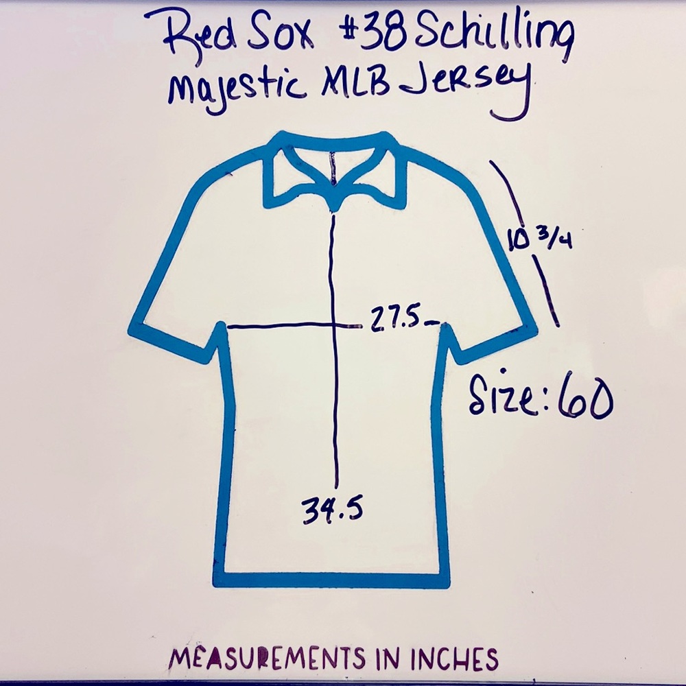 MLB SCHILLING Boston Red Sox #38 Jersey by Majestic. Make an offer if you like. - Picture 7 of 10